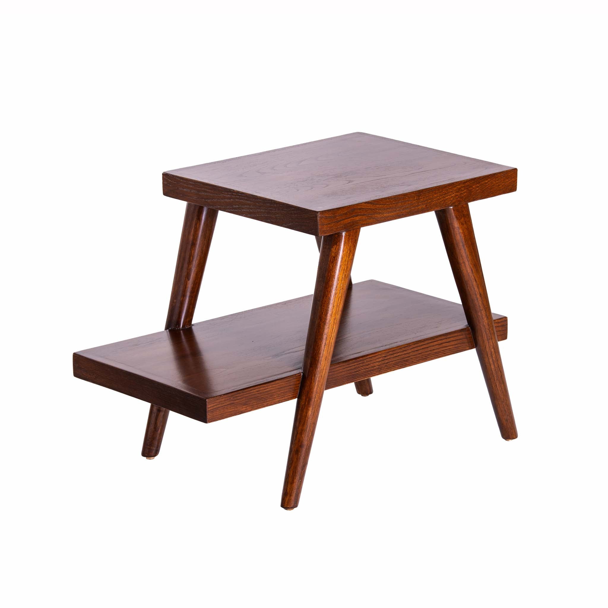 Step Masif Sehpa Koyu Cila