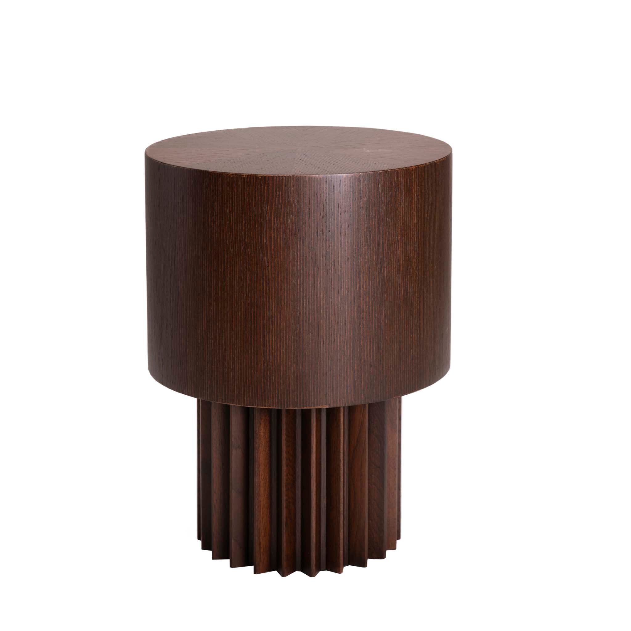 Disk Sehpa Ceviz